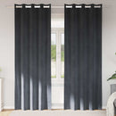 vidaXL Sötétítő függönyök 2 pcs Világosszürke 140 x 260 cm Bársony