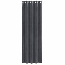 vidaXL Sötétítő függönyök 2 pcs Világosszürke 140 x 260 cm Bársony