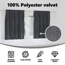 vidaXL Sötétítő függönyök 2 pcs Világosszürke 140 x 140 cm Bársony