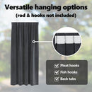 vidaXL Sötétítő függönyök 2 pcs Világosszürke 140 x 175 cm Bársony