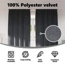 vidaXL Sötétítő függönyök 2 pcs Világosszürke 140 x 260 cm Bársony