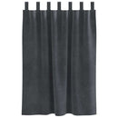 vidaXL Sötétítő függönyök 2 pcs Világosszürke 140 x 140 cm Bársony