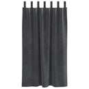 vidaXL Sötétítő függönyök 2 pcs Világosszürke 140 x 175 cm Bársony