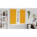 vidaXL Sötétítő függönyök 2 pcs Mustár sárga 140 x 175 cm Bársony