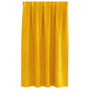 vidaXL Sötétítő függönyök 2 pcs Mustár sárga 140 x 140 cm Bársony