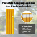 vidaXL Sötétítő függönyök 2 pcs Mustár sárga 140 x 260 cm Bársony