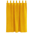 vidaXL Sötétítő függönyök 2 pcs Mustár sárga 140 x 140 cm Bársony