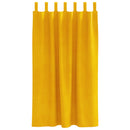 vidaXL Sötétítő függönyök 2 pcs Mustár sárga 140 x 175 cm Bársony