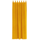 vidaXL Sötétítő függönyök 2 pcs Mustár sárga 140 x 245 cm Bársony