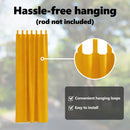 vidaXL Sötétítő függönyök 2 pcs Mustár sárga 140 x 260 cm Bársony
