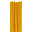 vidaXL Sötétítő függönyök 2 pcs Mustár sárga 140 x 260 cm Bársony