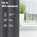 vidaXL Sötétítő függönyök 2 pcs Világosszürke 140 x 175 cm Bársony