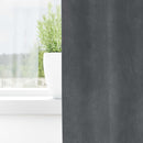 vidaXL Sötétítő függönyök 2 pcs Világosszürke 140 x 245 cm Bársony