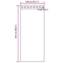 vidaXL Sötétítő függönyök 2 pcs Világosszürke 140 x 245 cm Bársony