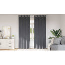 vidaXL Sötétítő függönyök 2 pcs Világosszürke 140 x 260 cm Bársony