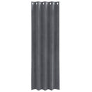 vidaXL Függönyök 2 db Világosszürke 140 x 260 cm Bársony