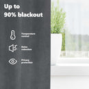 vidaXL Sötétítő függönyök 2 pcs Világosszürke 140 x 140 cm Bársony