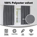 vidaXL Sötétítő függönyök 2 pcs Világosszürke 140 x 175 cm Bársony