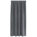 vidaXL Sötétítő függönyök 2 pcs Világosszürke 140 x 175 cm Bársony