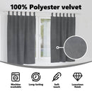 vidaXL Sötétítő függönyök 2 pcs Világosszürke 140 x 175 cm Bársony