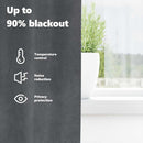 vidaXL Sötétítő függönyök 2 pcs Világosszürke 140 x 245 cm Bársony