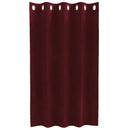 vidaXL Sötétítő függönyök 2 pcs Bordó 140 x 140 cm Bársony