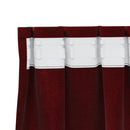 vidaXL Sötétítő függönyök 2 pcs Bordó 140 x 140 cm Bársony