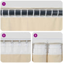 vidaXL Sötétítő függönyök 2 pcs Bordó 140 x 140 cm Bársony