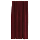 vidaXL Sötétítő függönyök 2 pcs Bordó 140 x 175 cm Bársony