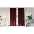 vidaXL Sötétítő függönyök 2 pcs Bordó 140 x 260 cm Bársony