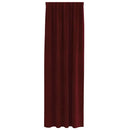 vidaXL Sötétítő függönyök 2 pcs Bordó 140 x 260 cm Bársony