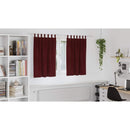 vidaXL Sötétítő függönyök 2 pcs Bordó 140 x 140 cm Bársony