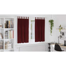 vidaXL Sötétítő függönyök 2 pcs Bordó 140 x 175 cm Bársony