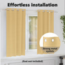 vidaXL Fekete Függöny Gyűrűkkel 2 pcs Bézs 175 x 140 cm Poliészter
