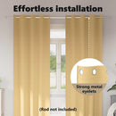vidaXL Fekete Függöny Gyűrűkkel 2 pcs Bézs 245 x 140 cm Poliészter