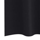vidaXL Fekete Függöny Gyűrűkkel 2 db Fekete 260 x 140 cm Poliészter