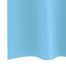 vidaXL Fekete Függöny Gyűrűkkel 2 db Világoskék 140 x 140 cm
