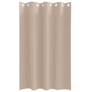 vidaXL Fekete Függöny Gyűrűkkel 2 pcs Tópszínű 175 x 140 cm Poliészter