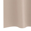 vidaXL Fekete Függöny Gyűrűkkel 2 pcs Tópszínű 260 x 140 cm Poliészter