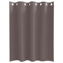 vidaXL Fekete Függöny Gyűrűkkel 2 db Sötét Barna 140 x 140 cm