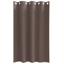 vidaXL Fekete Függöny Gyűrűkkel 2 db Sötét Barna 175 x 140 cm