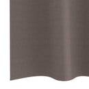 vidaXL Fekete Függöny Gyűrűkkel 2 pcs Sötét Barna 260 x 140 cm