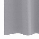 vidaXL Fekete Függöny Gyűrűkkel 2 db Világosszürke 225 x 140 cm