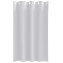 vidaXL Fekete Függöny Gyűrűkkel 2 pcs Halvány szürke 175 x 140 cm