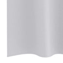 vidaXL Fekete Függöny Gyűrűkkel 2 pcs Halvány szürke 225 x 140 cm