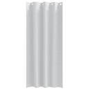 vidaXL Fekete Függöny Gyűrűkkel 2 pcs Halvány szürke 225 x 140 cm