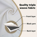 vidaXL Fekete Függöny Gyűrűkkel 2 pcs Halvány szürke 260 x 140 cm