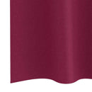 vidaXL Fekete Függöny Gyűrűkkel 2 pcs Bordó 260 x 140 cm Poliészter
