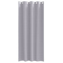 vidaXL Fekete Függöny Gyűrűkkel 2 pcs Fém Szürke 260 x 140 cm