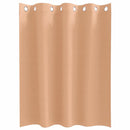 vidaXL Fekete Függöny Gyűrűkkel 2 pcs Világos Barna 140 x 140 cm